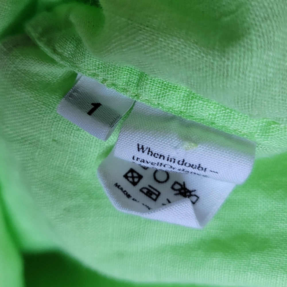 Sleeper lime green lounge dress,  one size - Picture 9 of 10